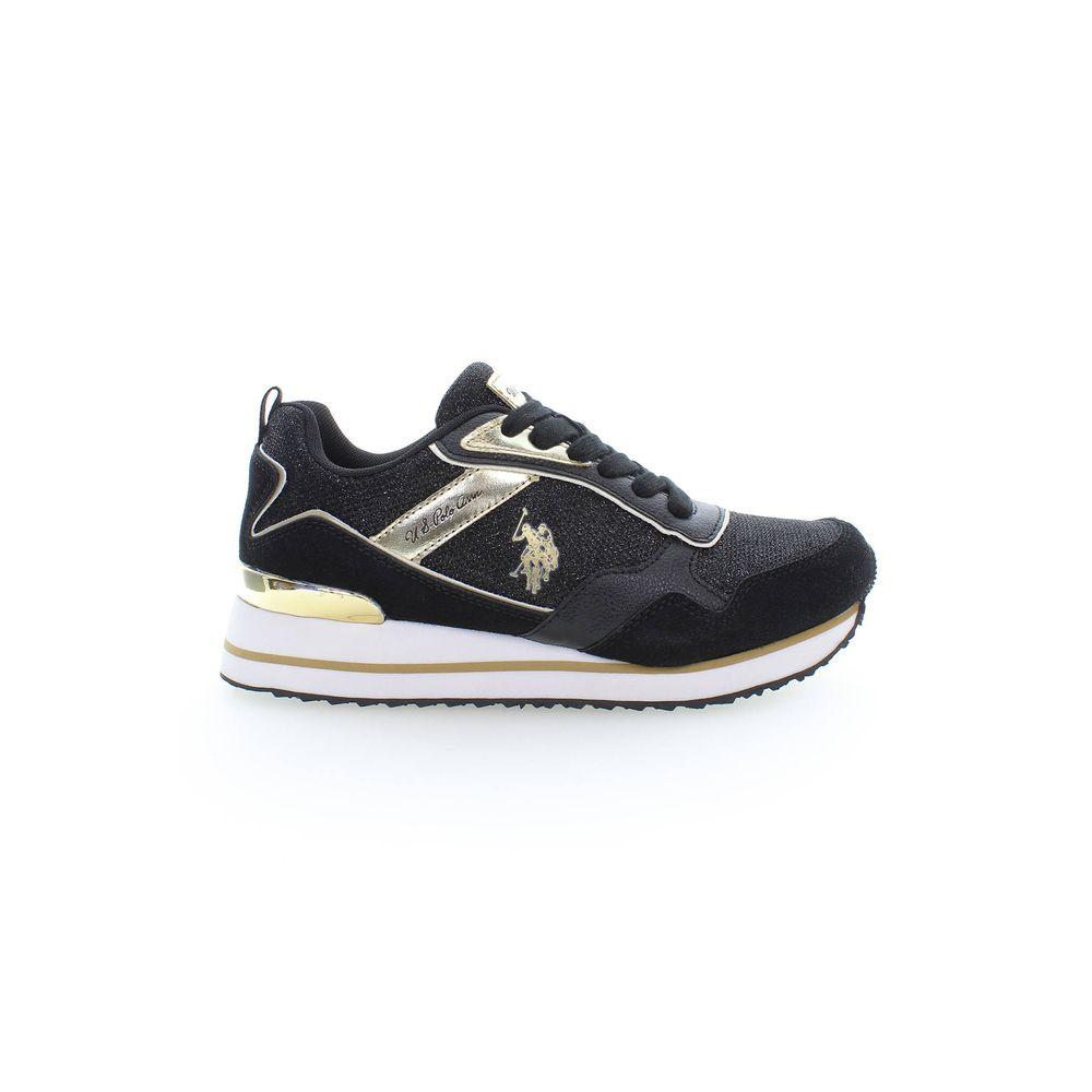 U.S. Polo Assn. Black Sneakers Wo - Size 38