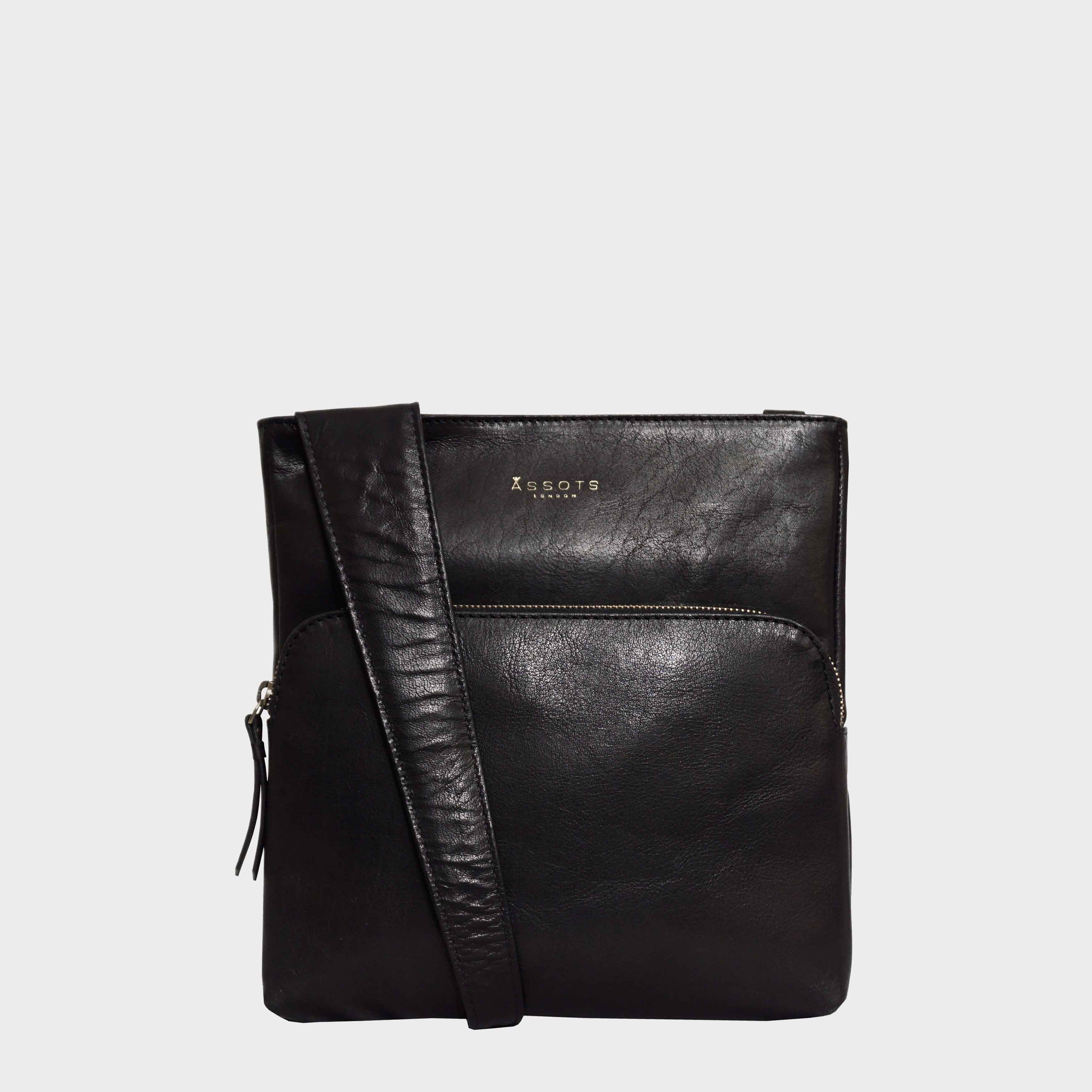 ‘CANARY’ Vintage Real Leather Crossbody bag