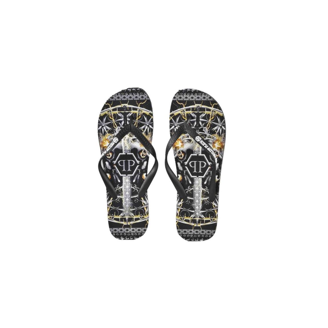 Skull Graphic FlipFlops Wo - Multicolor Sandals main product photo