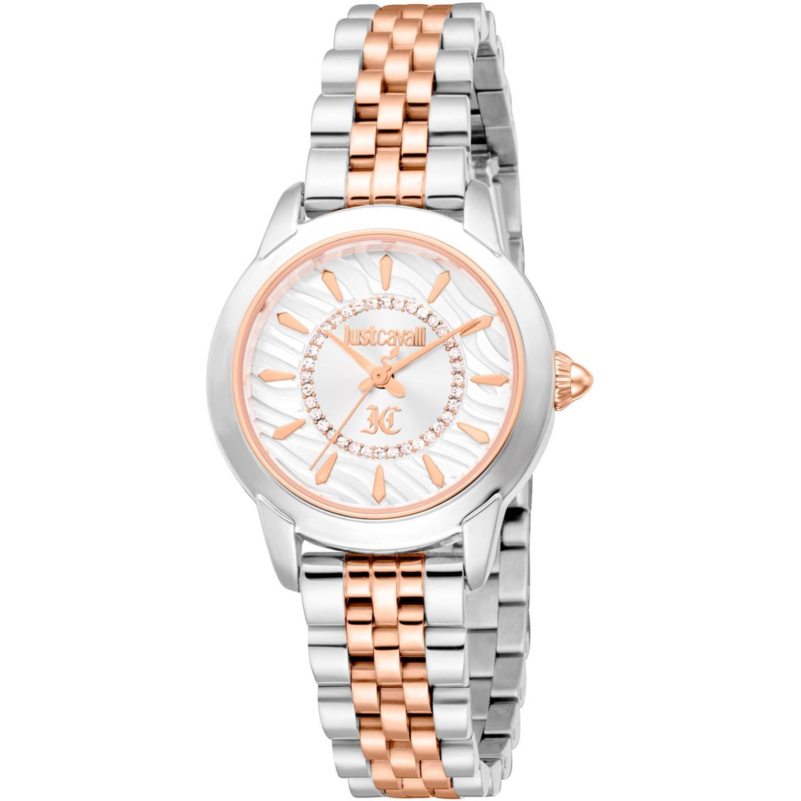Stainless Steel Quartz Analogue Watch with Logo Dial and Steel Strap main product photo