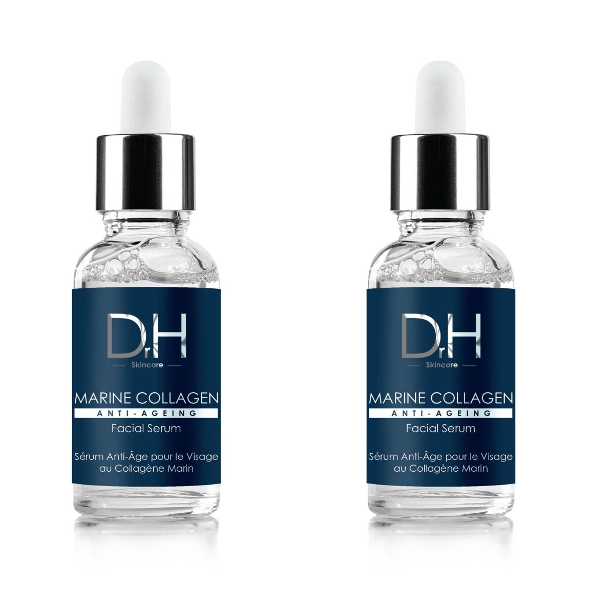 Dr H Marine Collagen Facial Serum 30ml x 2 Duo Pack main product photo
