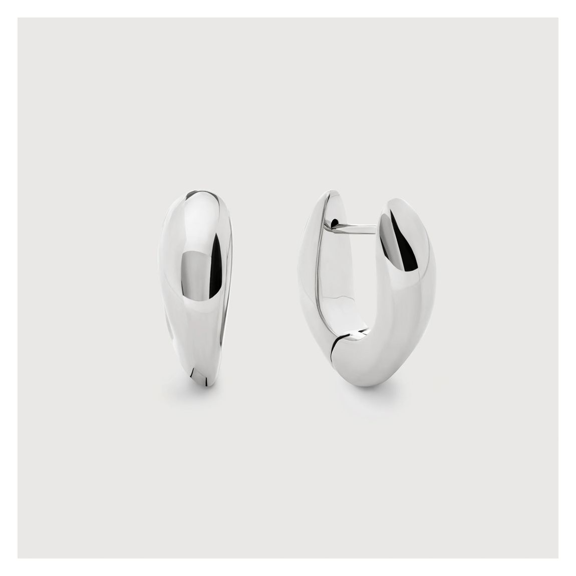 Sterling Silver Nura Reef Medium Hoop Earrings main product photo