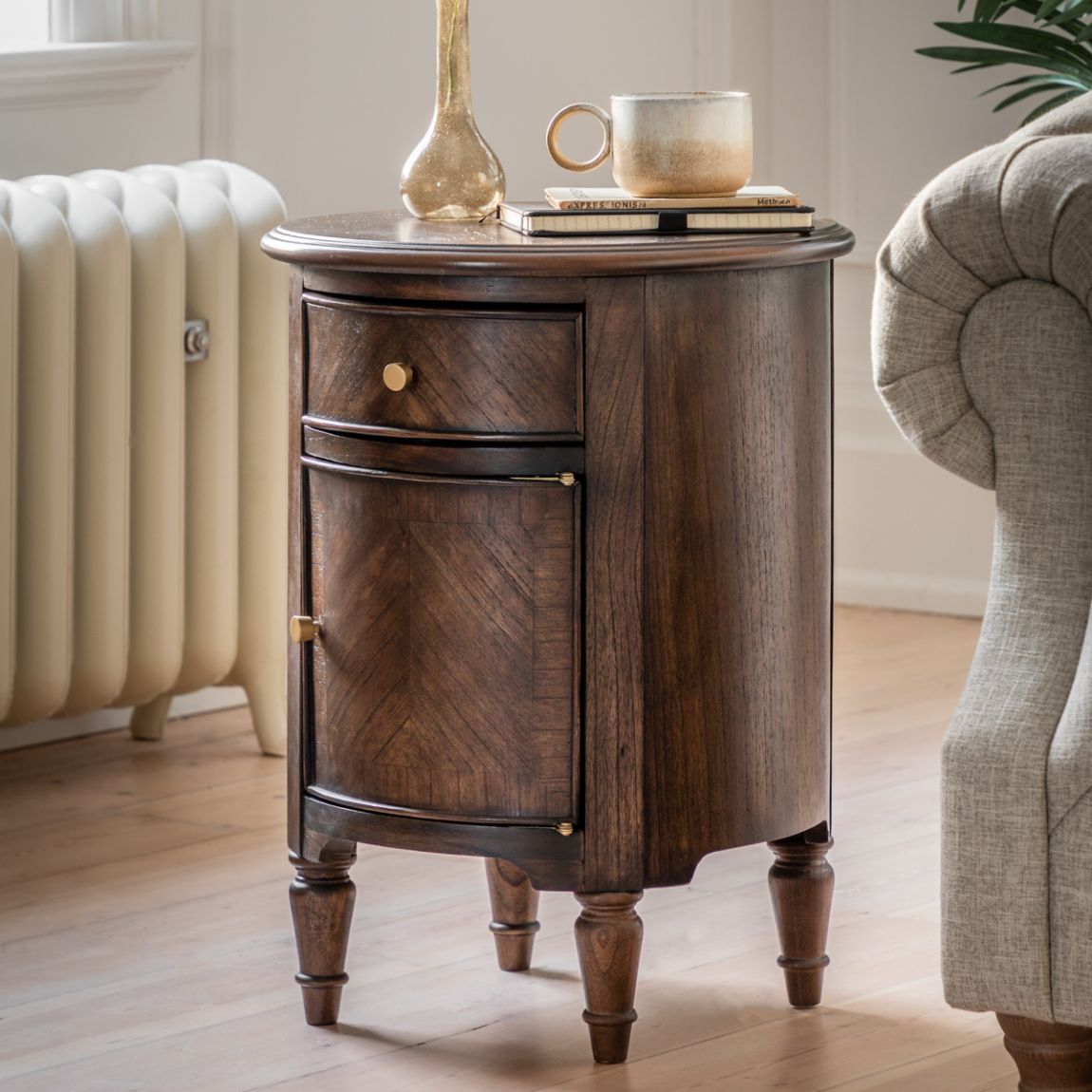 Willowby Drum Side Table main product photo