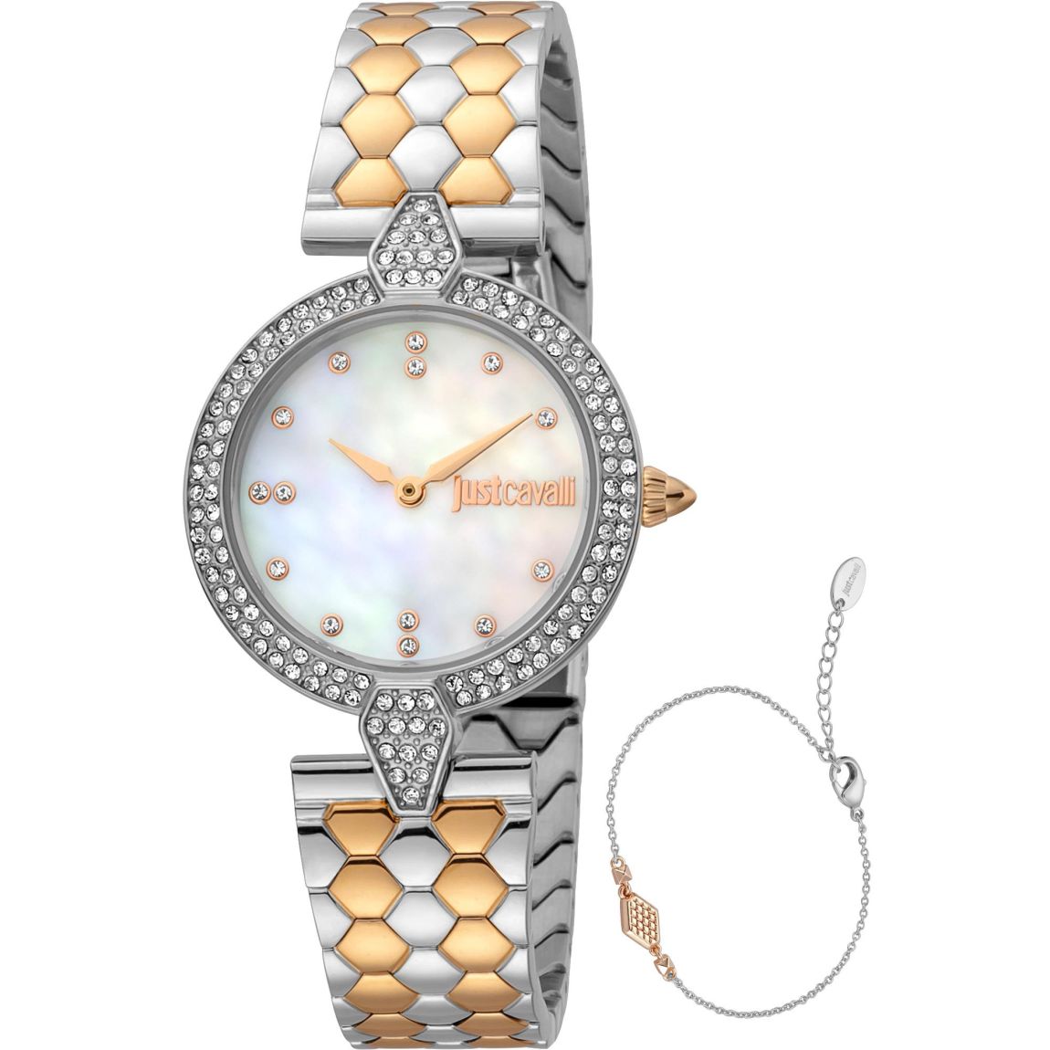 TwoTone Watch Crystal Accents Wo - Black Watches main product photo