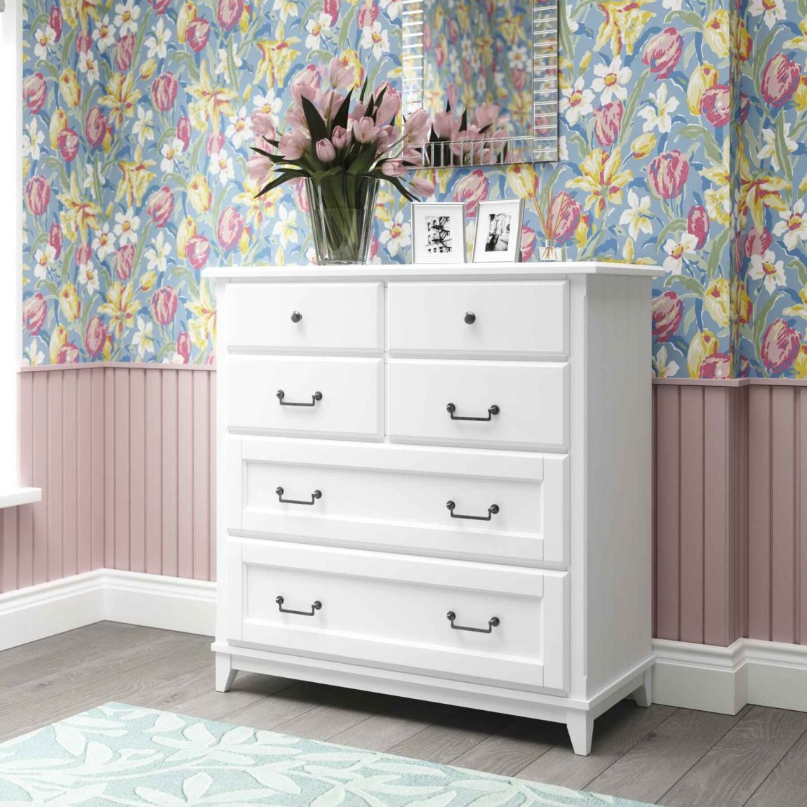 Devon White 4+2 Drawer Chest main product photo