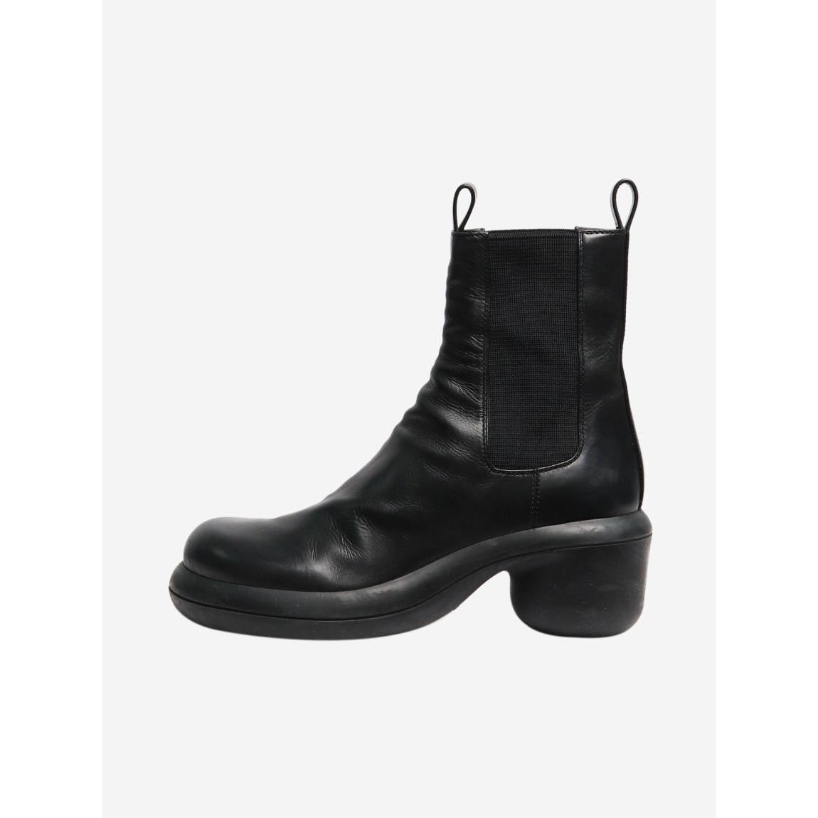 Black leather chelsea boots - UK 6.5 main product photo