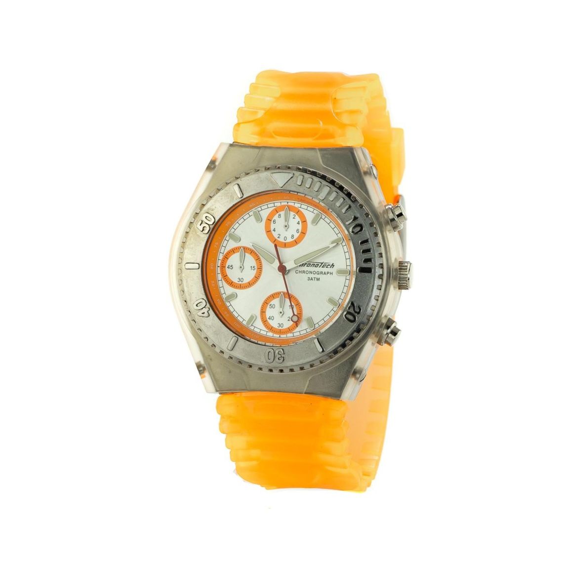 Sport Chronograph Watch 3ATM Unisex - Orange Unisex Watches main product photo