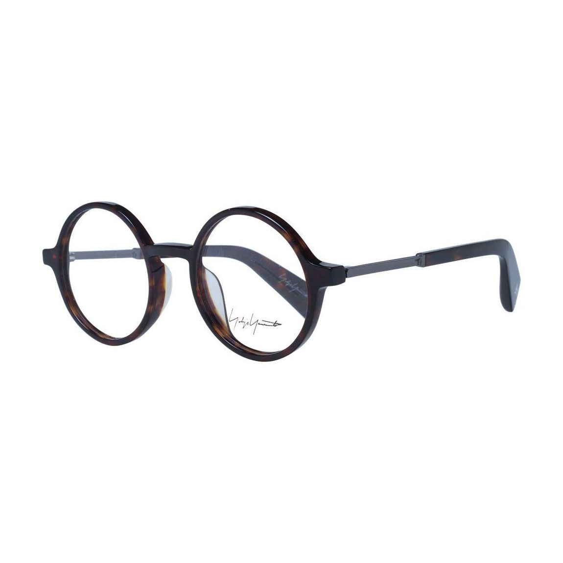 Round Acetate Eyeglasses Unisex - Brown Frames main product photo