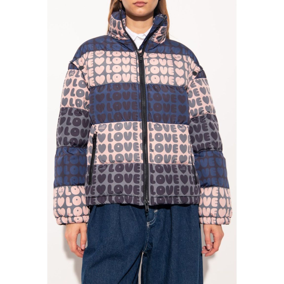 Love Hearts Padded Jacket LO6958 Wo - Multicolor Jackets main product photo