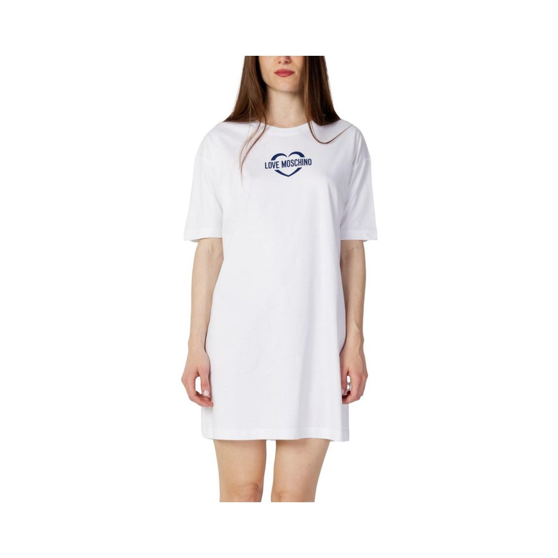 Heart Logo TShirt Dress White Wo Dresses main product photo