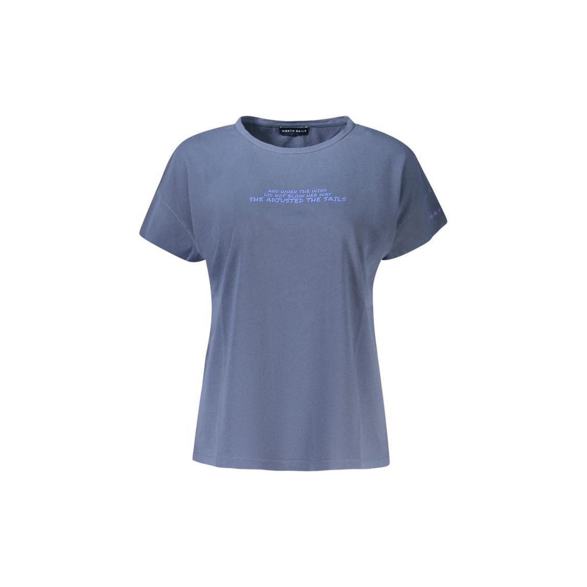 Short Sleeve Relaxed Fit Crew Neck Tee Wo - Blue T-Shirts main product photo
