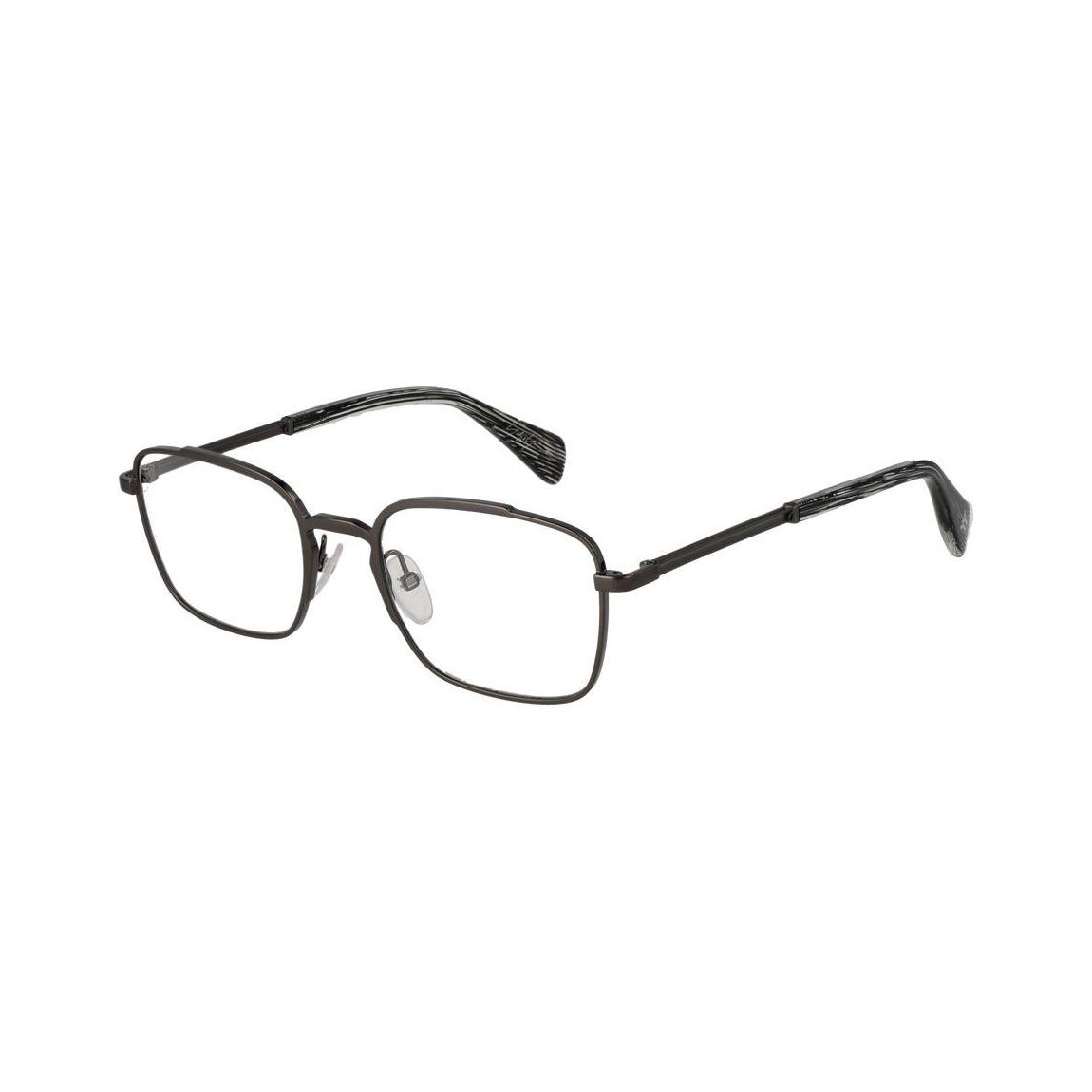 Metal Frame Eyeglasses - Gray Frames For main product photo