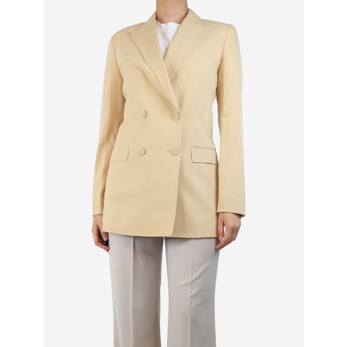 Butter double-breasted blazer main product photo