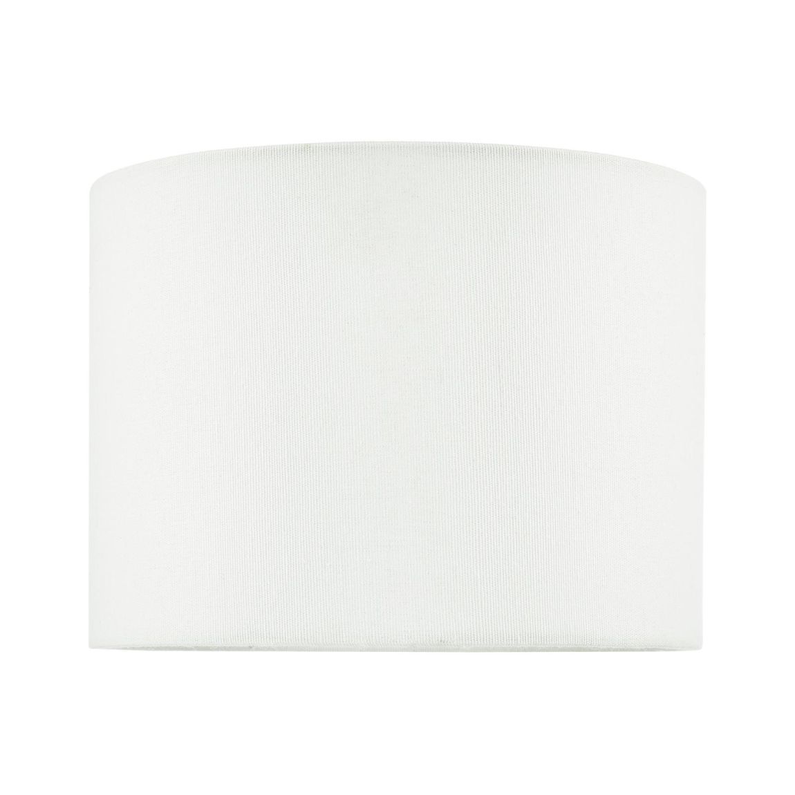 Boris White Cotton Drum Shade 20cm main product photo