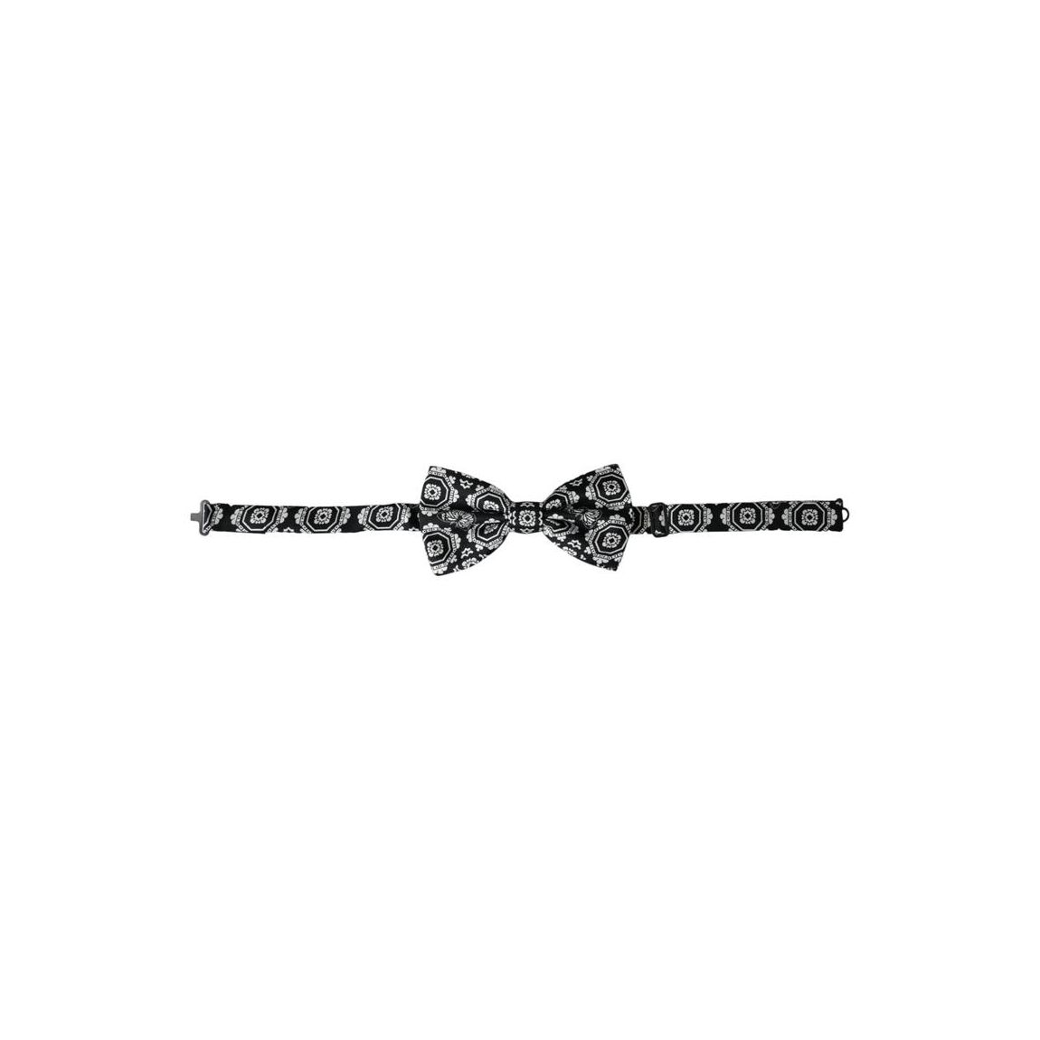 Adjustable Bow Tie for Party & Special Occasions - Black And White main product photo