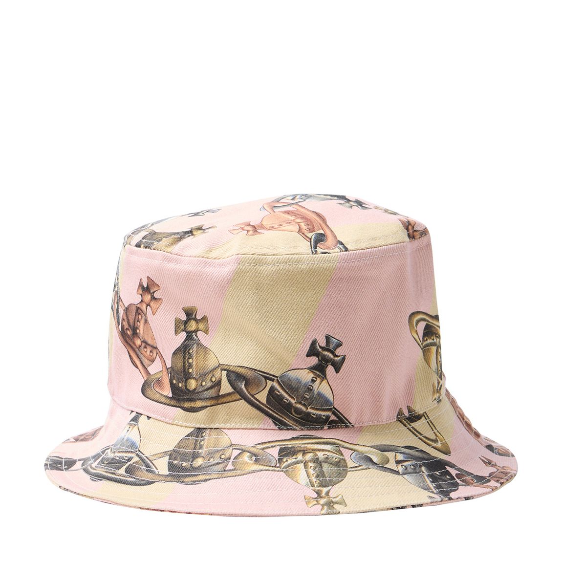 Pink Multi Printed Orb Chain Hat main product photo
