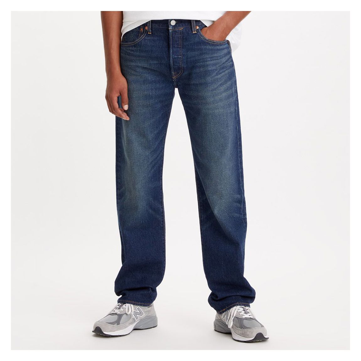 Dark Blue 501® Original Stretch Jeans main product photo