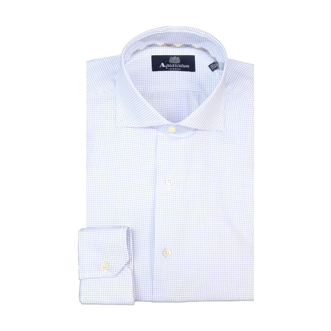 Sky Blue Check Cotton Shirt main product photo