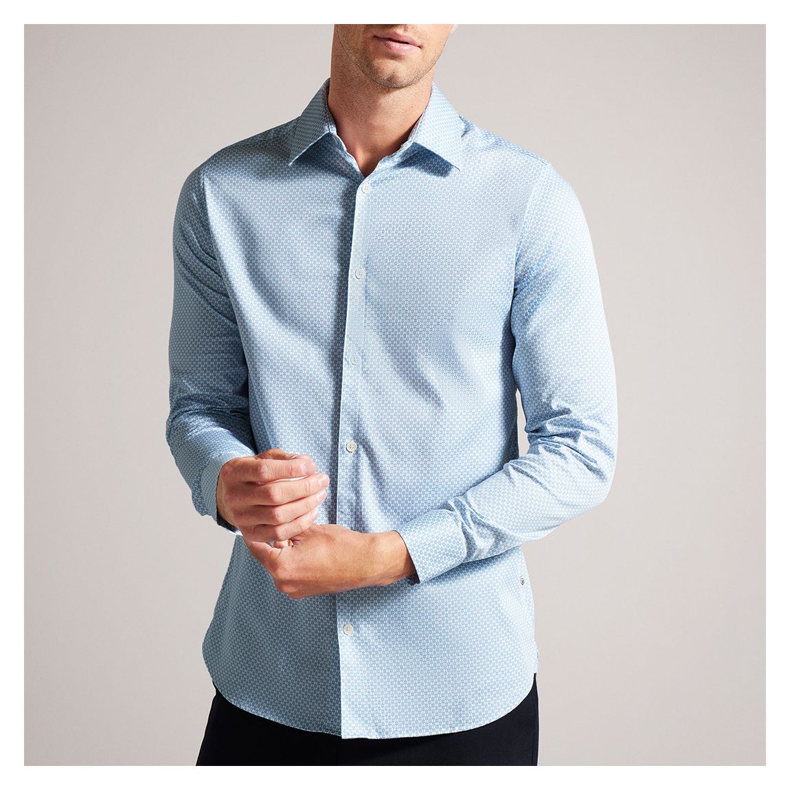 Blue Geo Shirt main product photo