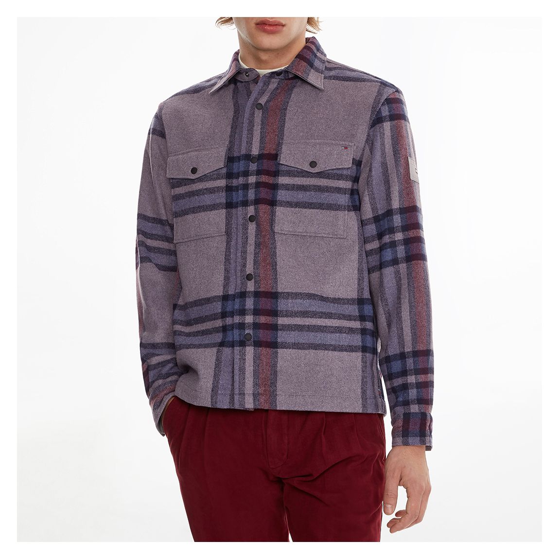 Multi Wool Blend Check Shirt main product photo