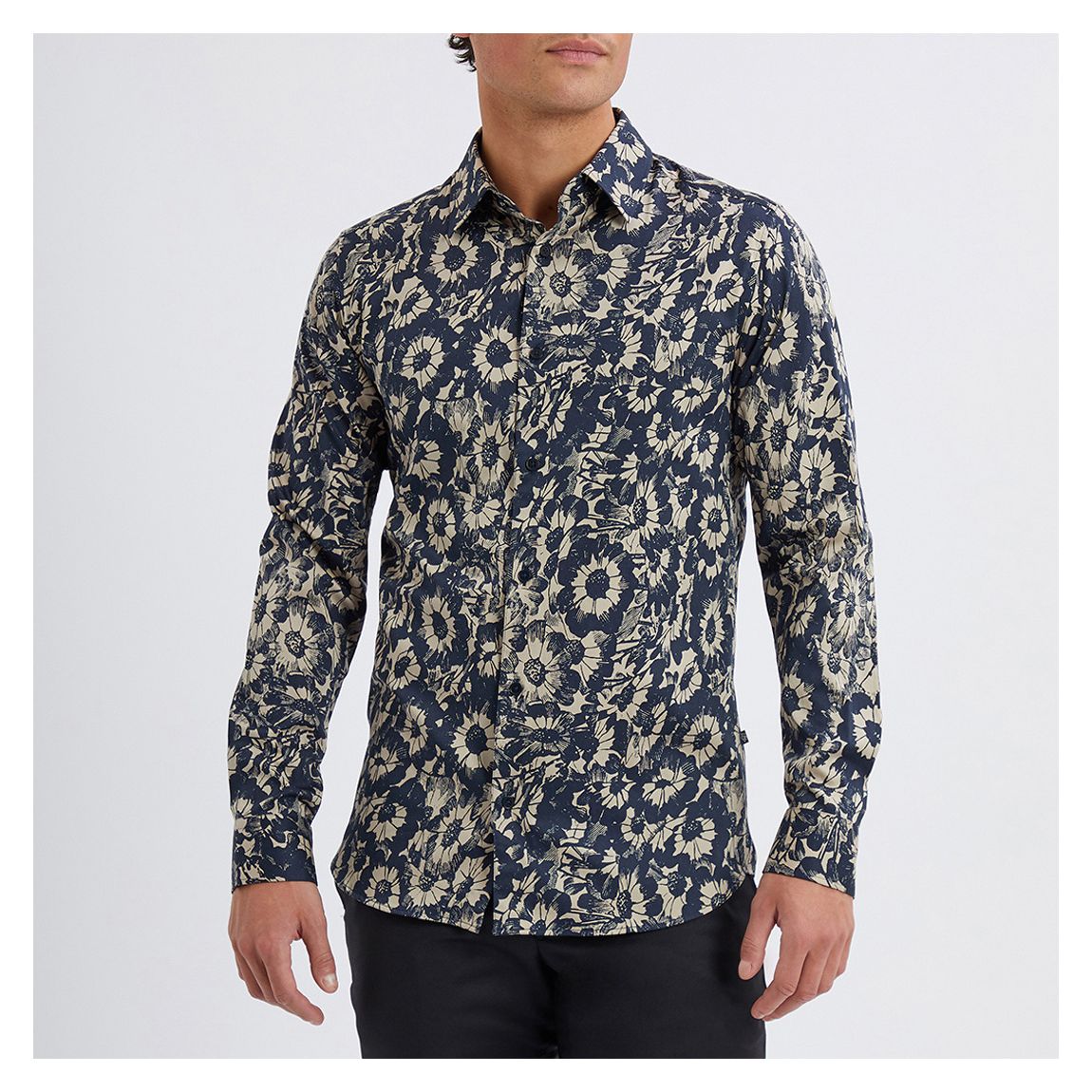 Monochrome Aisby Floral Print Shirt main product photo