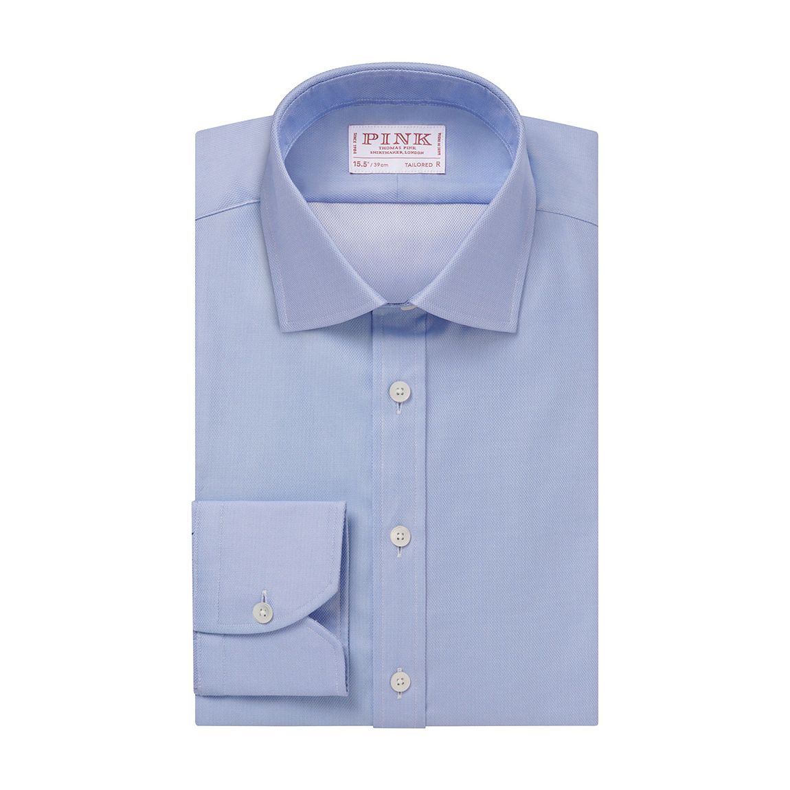 Blue Tailored Fit Dobby Cotton Shirt main product photo