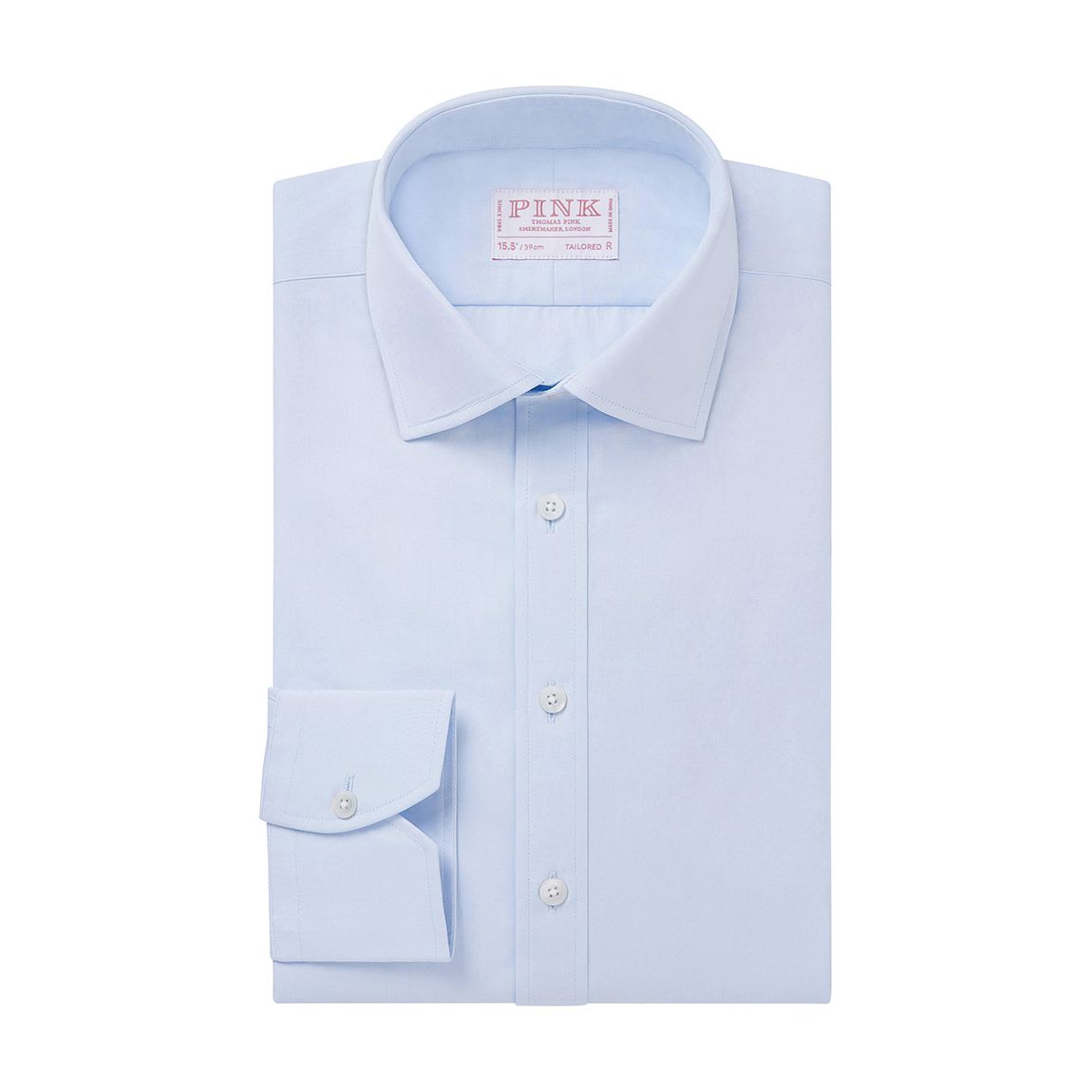 Blue Tailored Fit Chambray Cotton Shirt main product photo