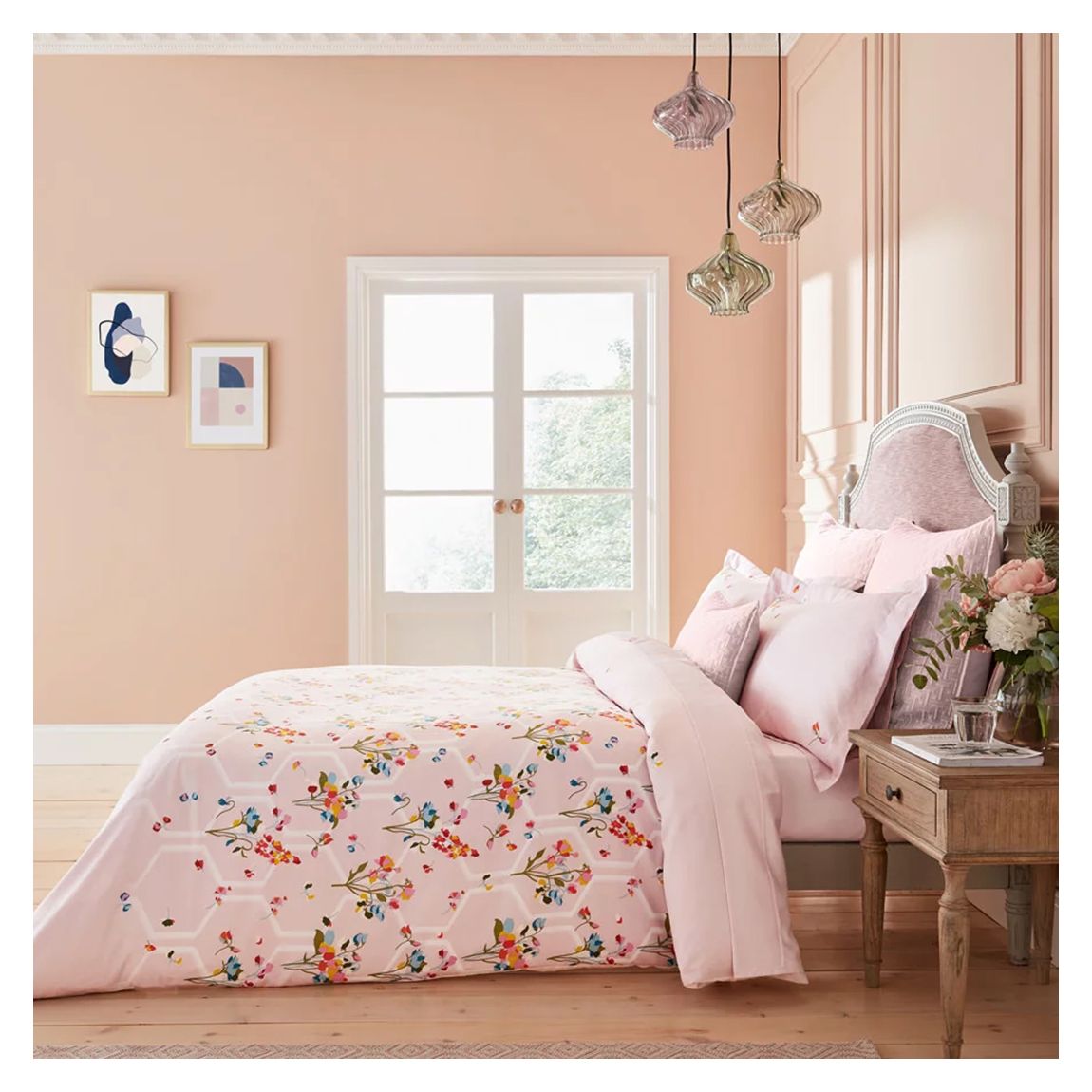 Peppermint Single Duvet Cove Set, Soft Pink main product photo