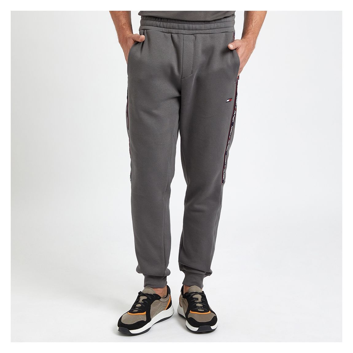 Charcoal Branded Tape Sweatpants main product photo