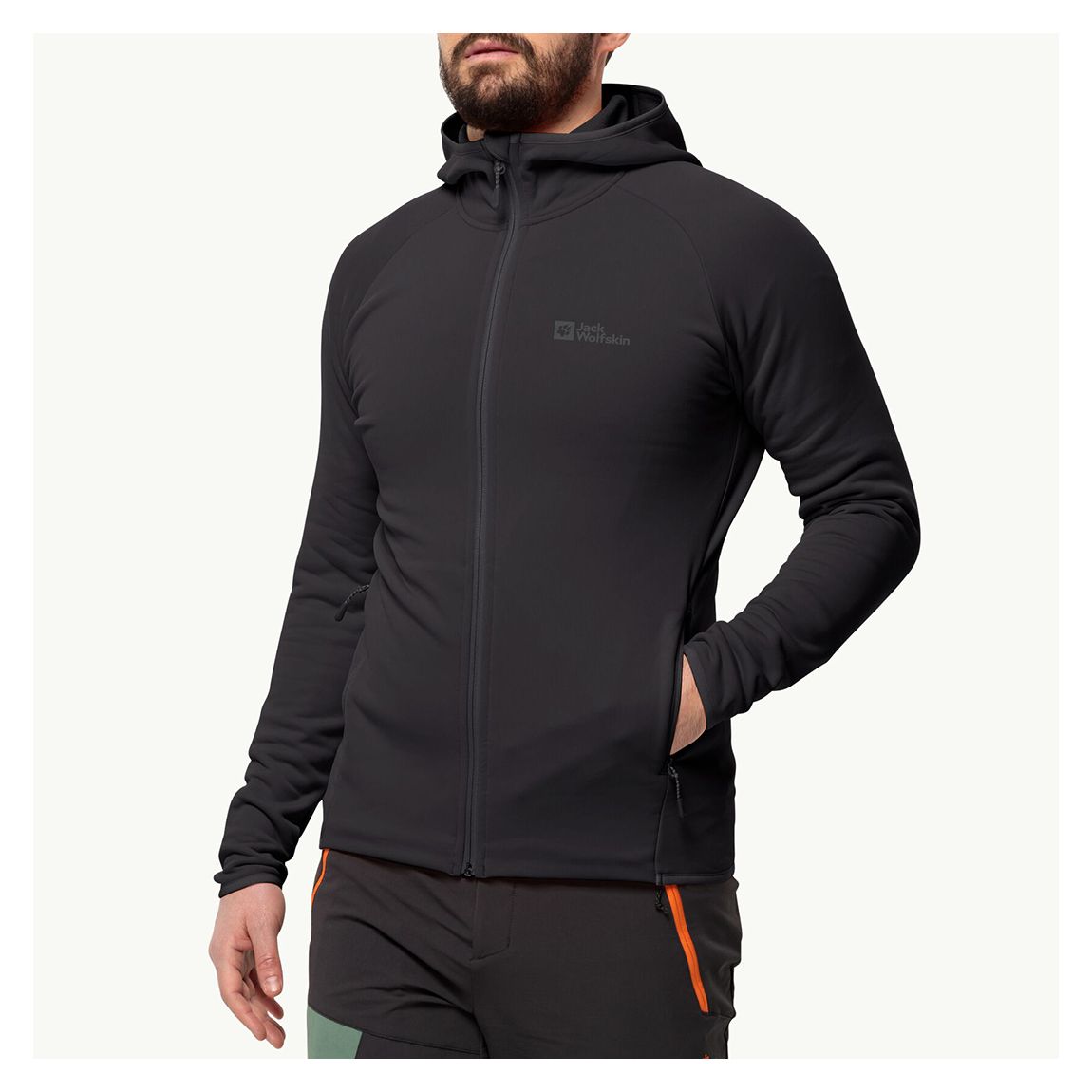 Charcoal Baiselberg Full Zip Fleece main product photo