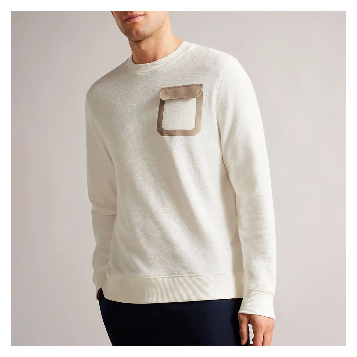 White Regular Sweatshirt main product photo