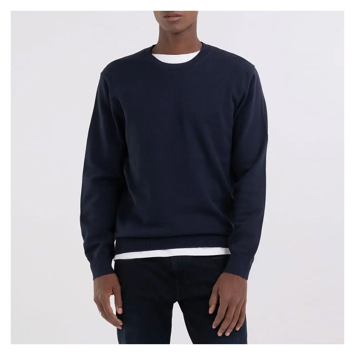 Deep Blue Cotton Jumper main product photo
