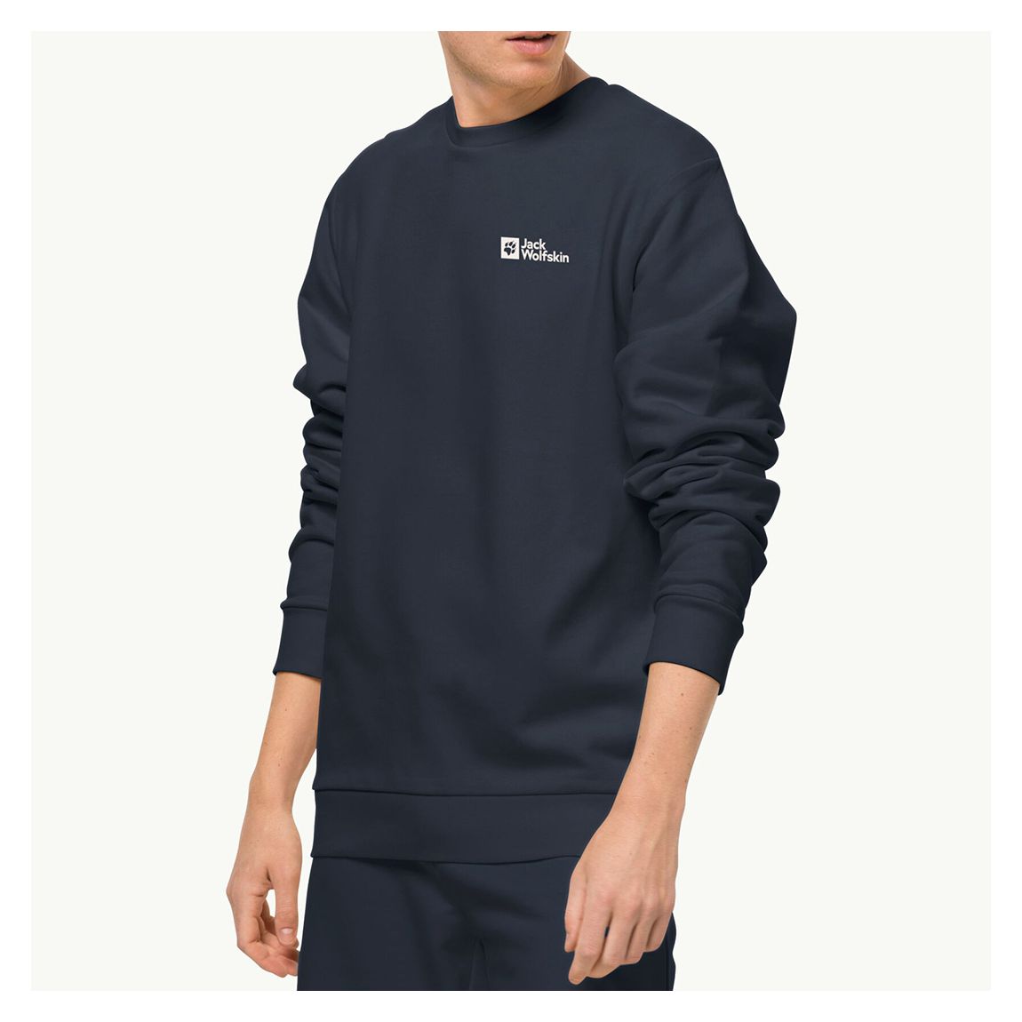 Navy Essential Cotton Sweatshirt main product photo