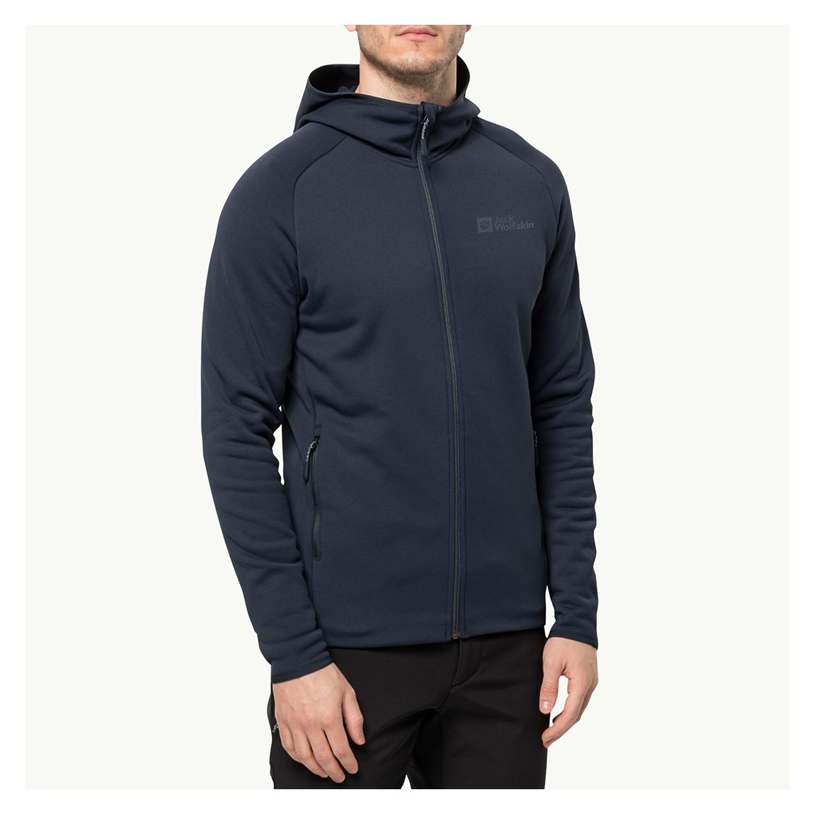 Navy Baiselberg Full Zip Fleece main product photo