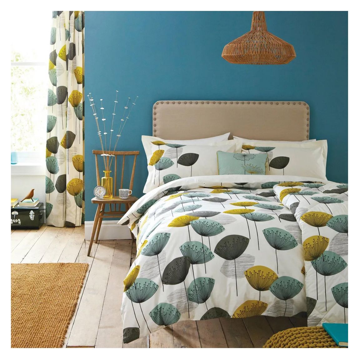 Dandelion Clocks Single Duvet Cover Set, Chaffiench main product photo