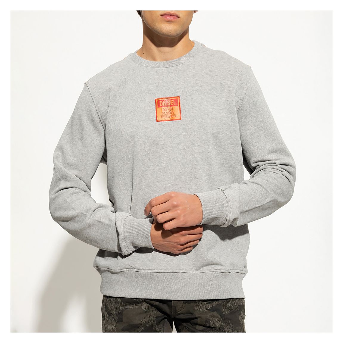 Grey Ginn Graphic Cotton Sweatshirt main product photo