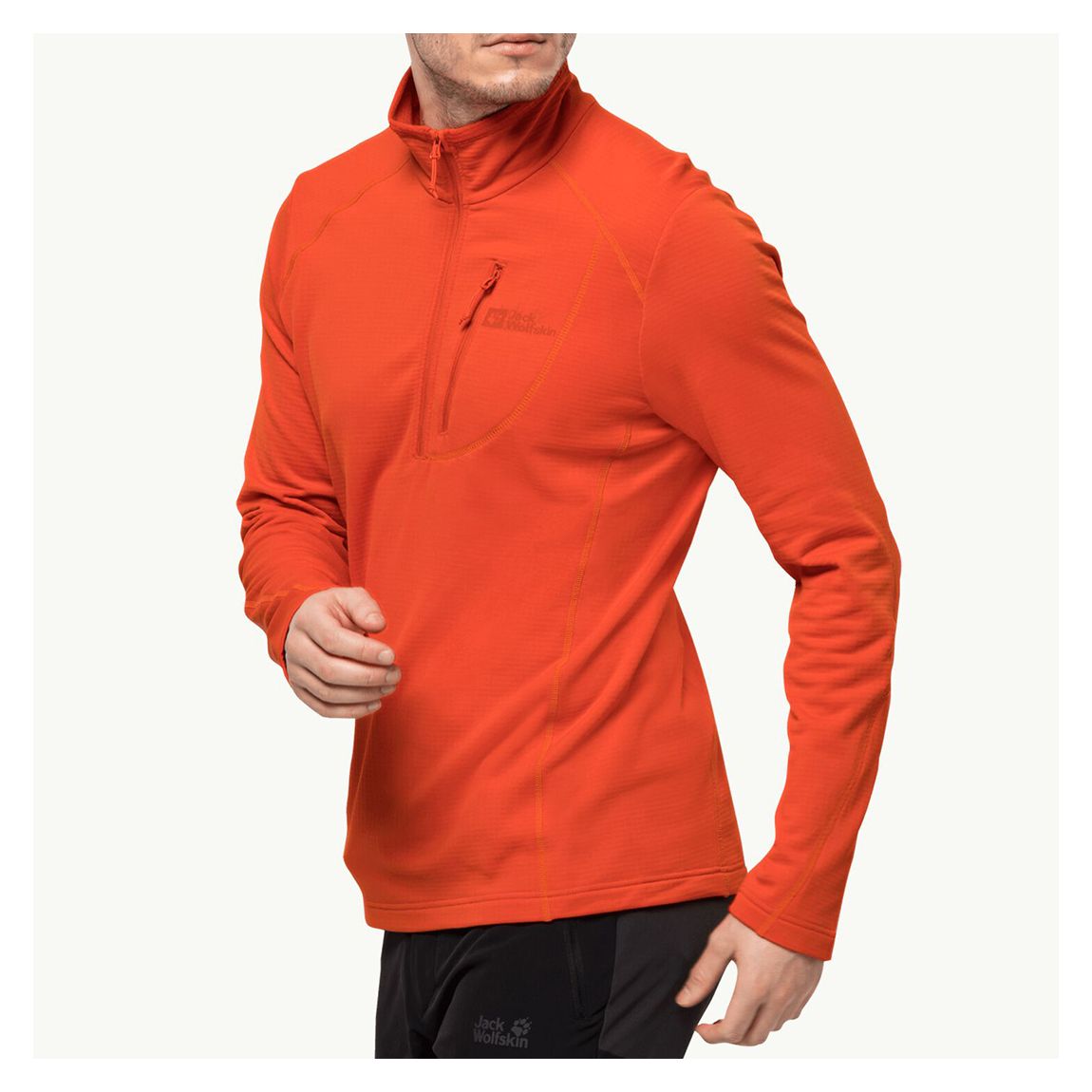 Orange Kolbenberg 1/4 Zip Fleece main product photo