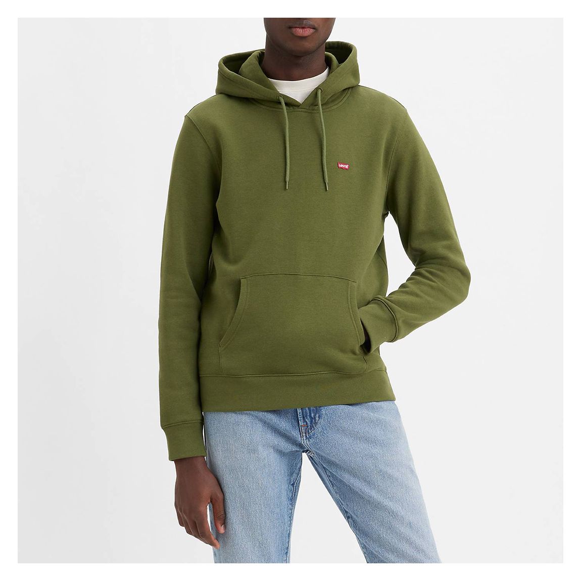 Green Core Cotton Blend Hoodie main product photo