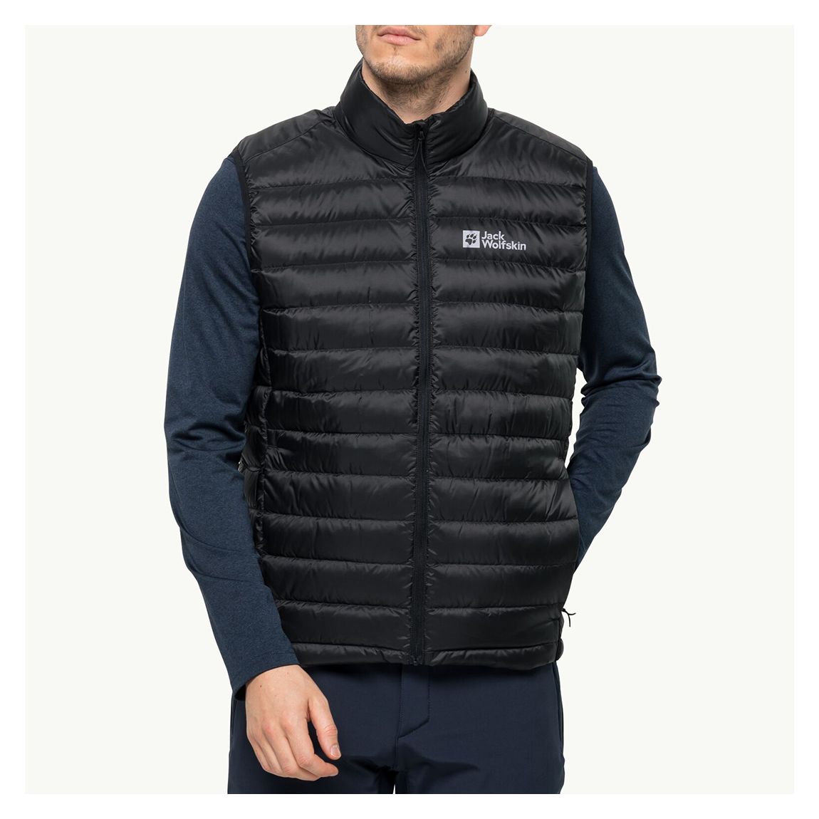 Black Pack And Go Down Vest main product photo