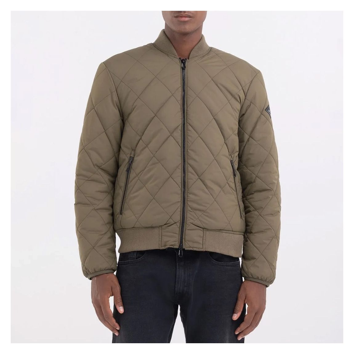 Khaki Padded Jacket main product photo