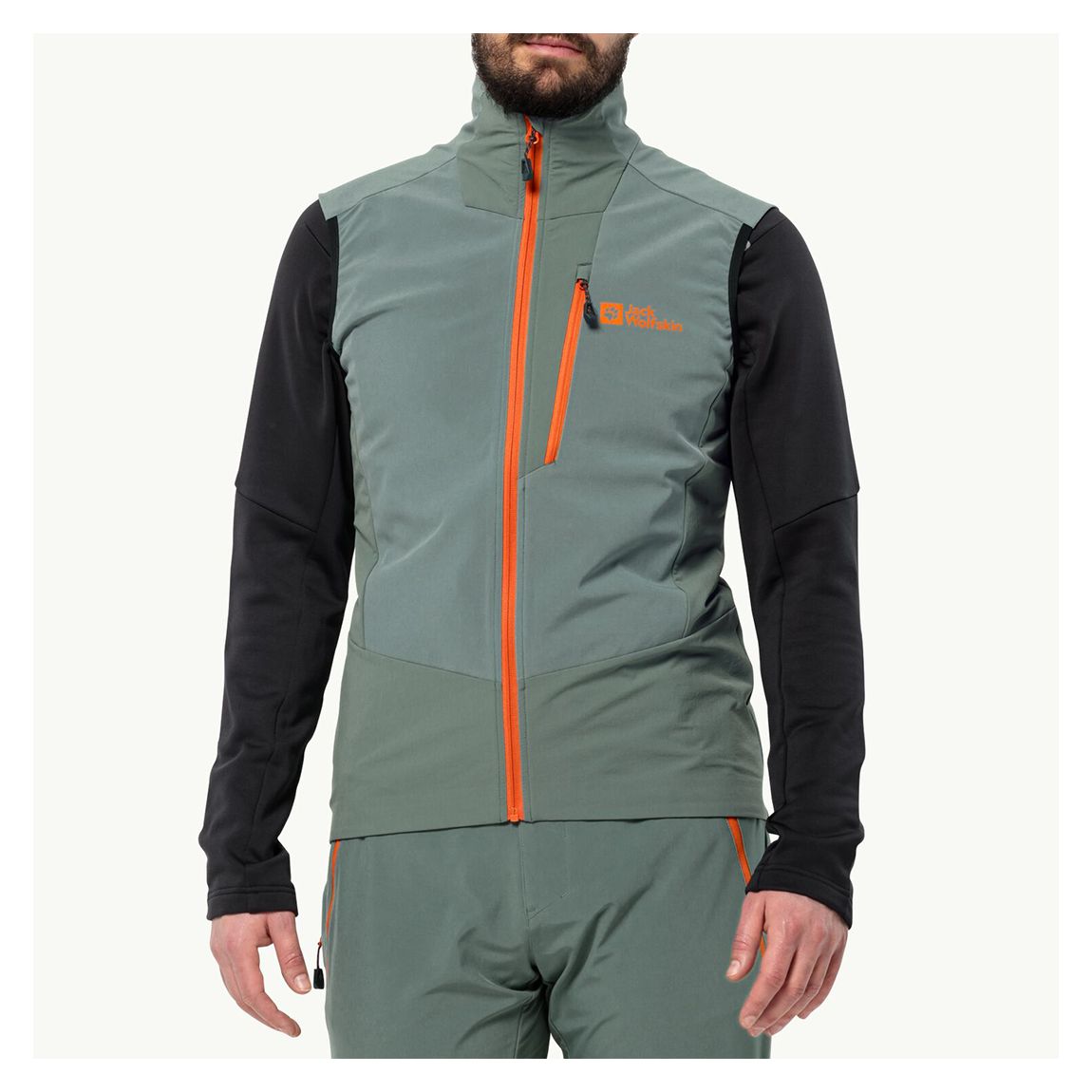 Light Green Alpspitze Vest main product photo