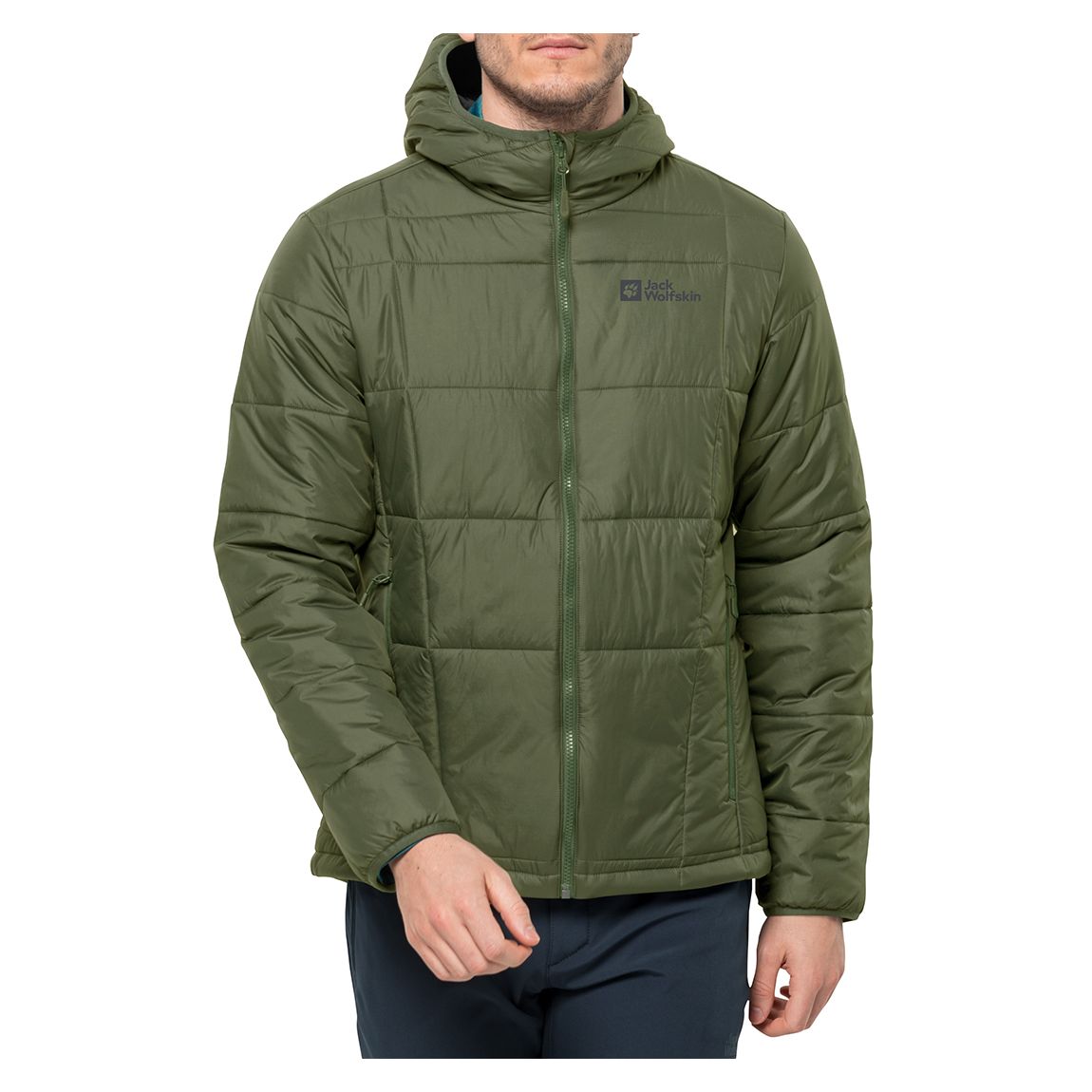 Khaki Bergland Insulated Hiking Jacket main product photo