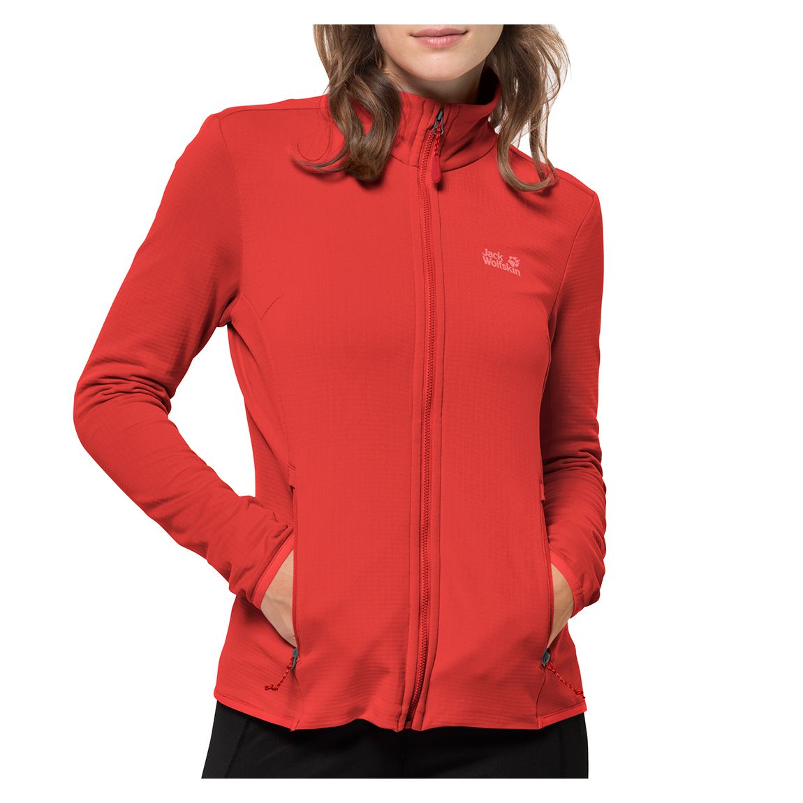 Red Peak Grid Fleece Jacket main product photo