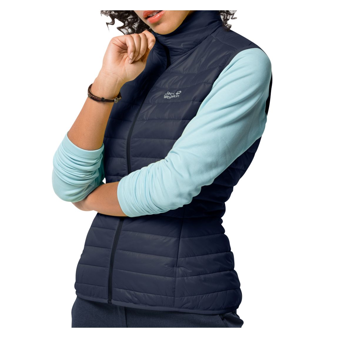 Navy JWP Quilted Gilet main product photo