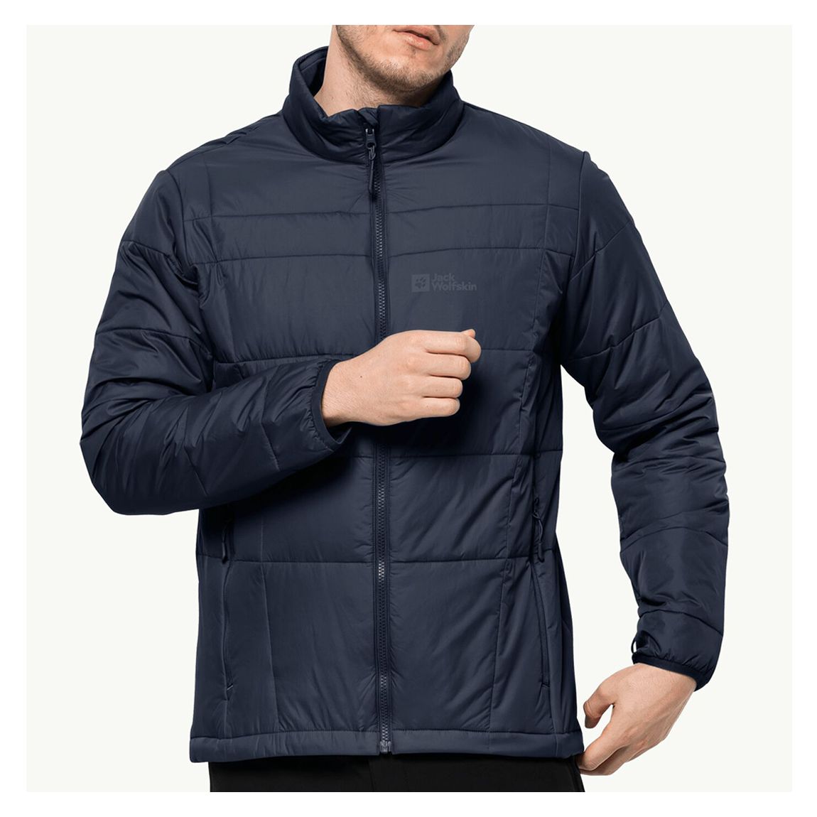 Navy Bergland Insulated Jacket main product photo