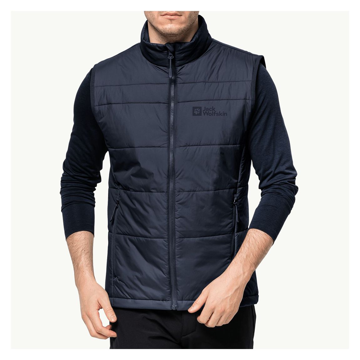 Navy Bergland Insulated Gilet main product photo