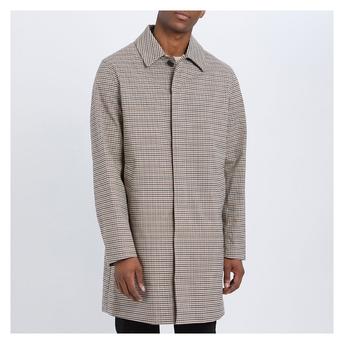 Check Buttoned Mac main product photo