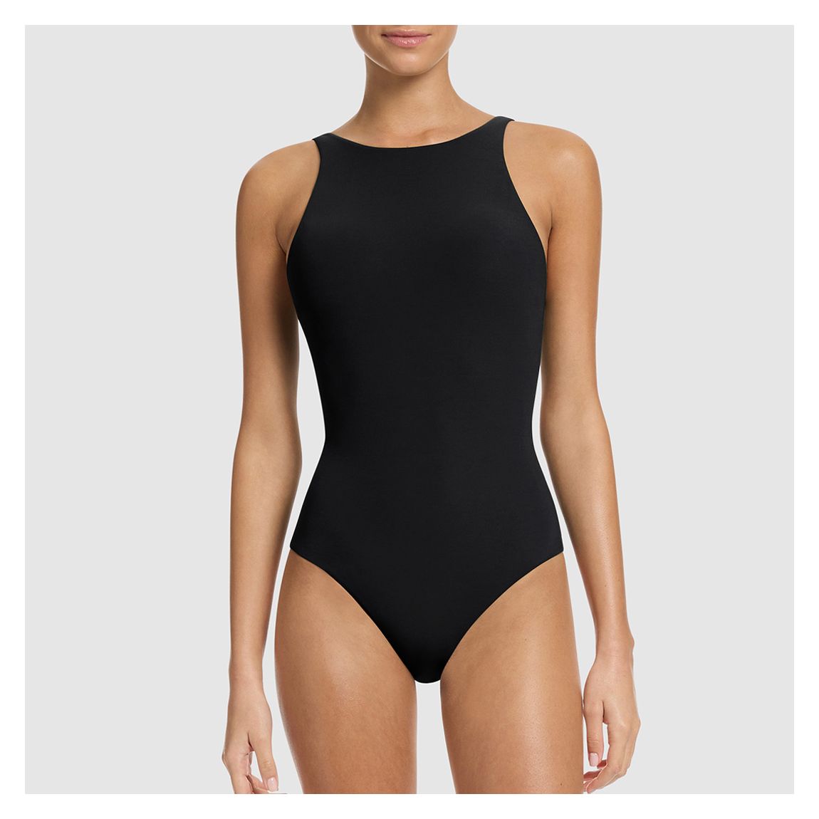Black High Neck Swimsuit main product photo