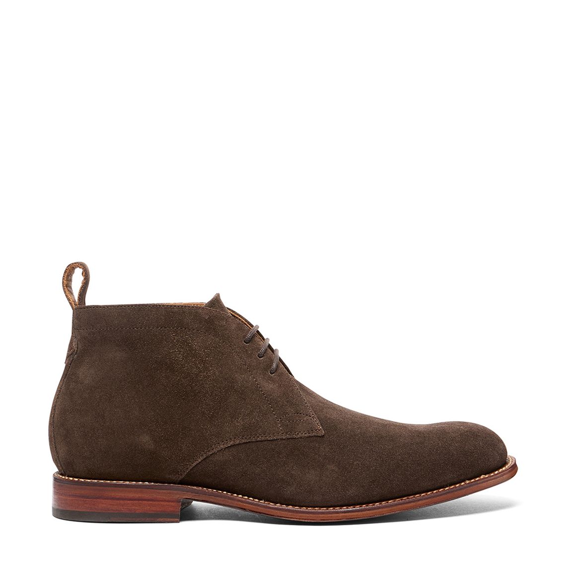 Men's Chocolate Marcus Suede Boots main product photo