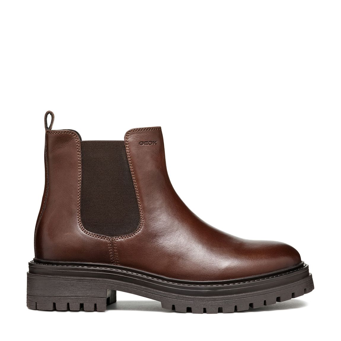 Women's Brown Leather Iridea Ankle Boot main product photo